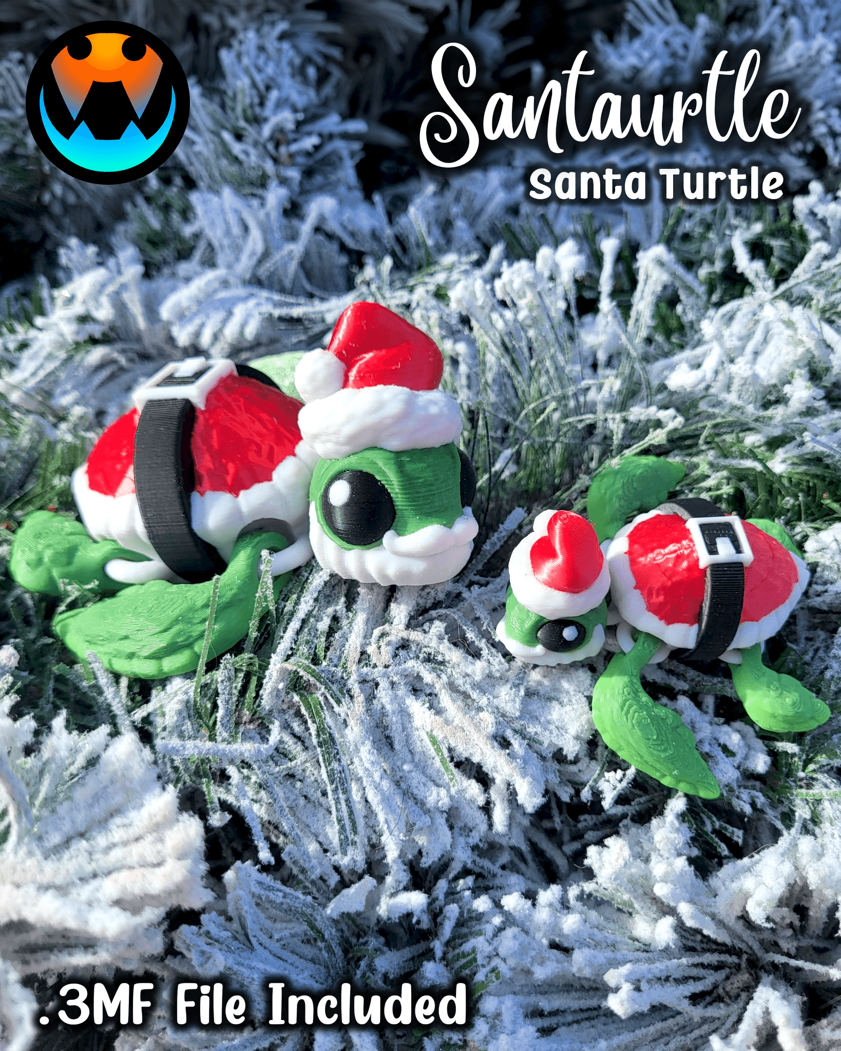 "Santaurtle" Santa Turtle 3d model
