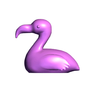 Rubber Flamingo 3d model