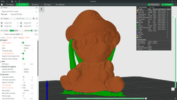 Santa Mario & Rudolph Yoshi - Holiday Game Figurines - No Supports 3D Print STL/3MF 3d model