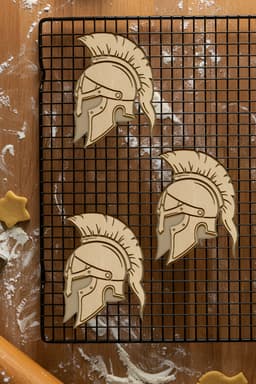 Warrior Cookie Cutter, Biscuit Cutter 3d model