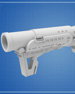VT-33D Blaster Pistol - Star Wars 3d model