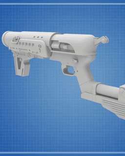 VT-33D Blaster Pistol - Star Wars 3d model
