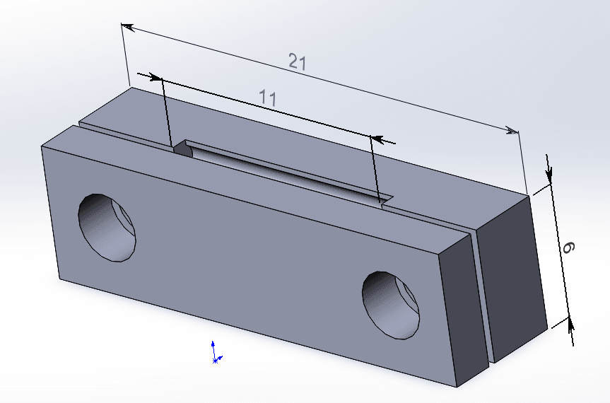 2GT Timing belt clamp v1 3d model