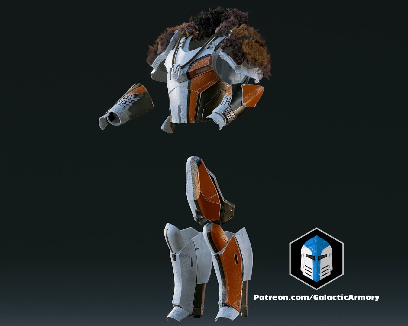 Destiny Shaxx Armor - 3D Print Files 3d model