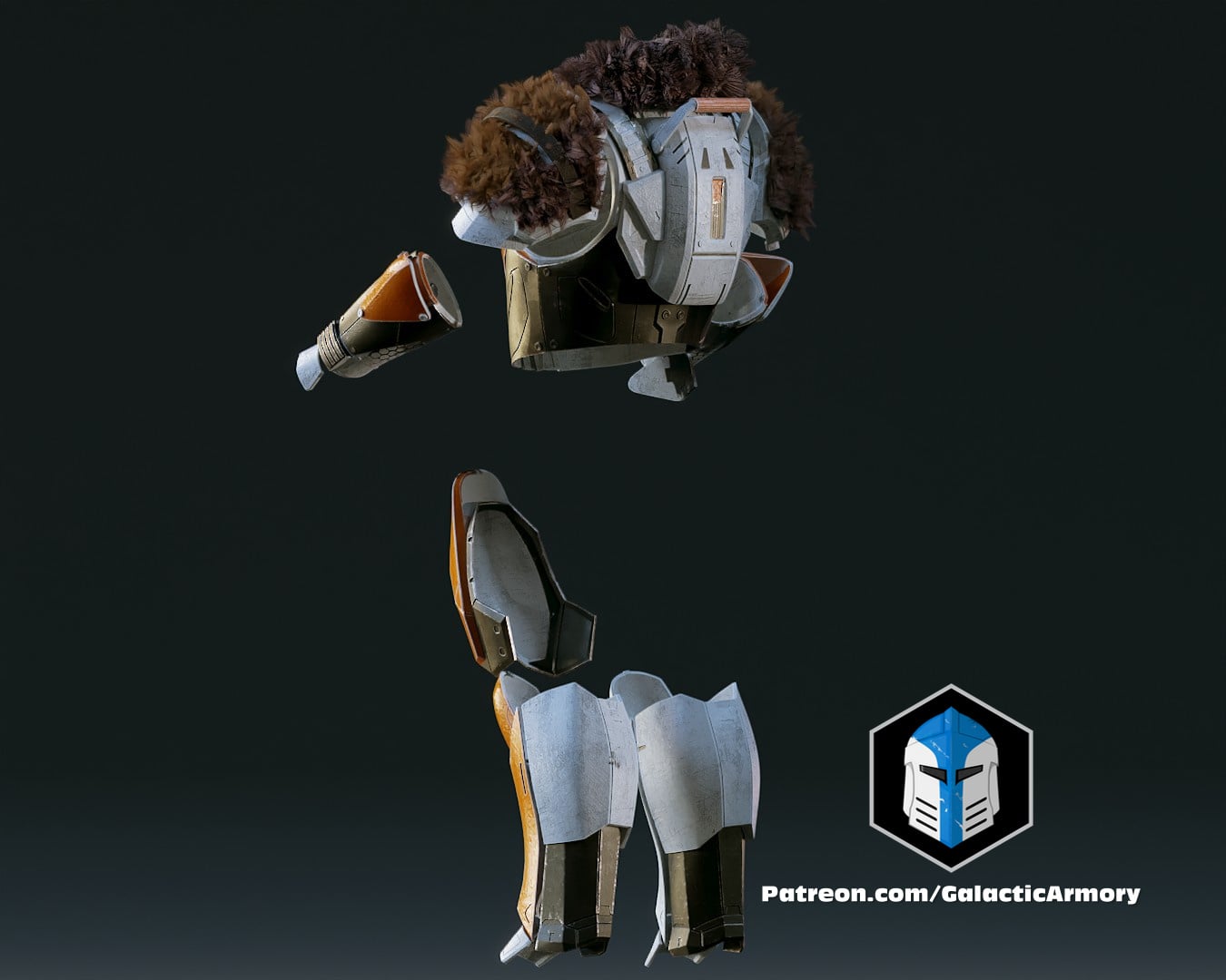 Destiny Shaxx Armor - 3D Print Files 3d model