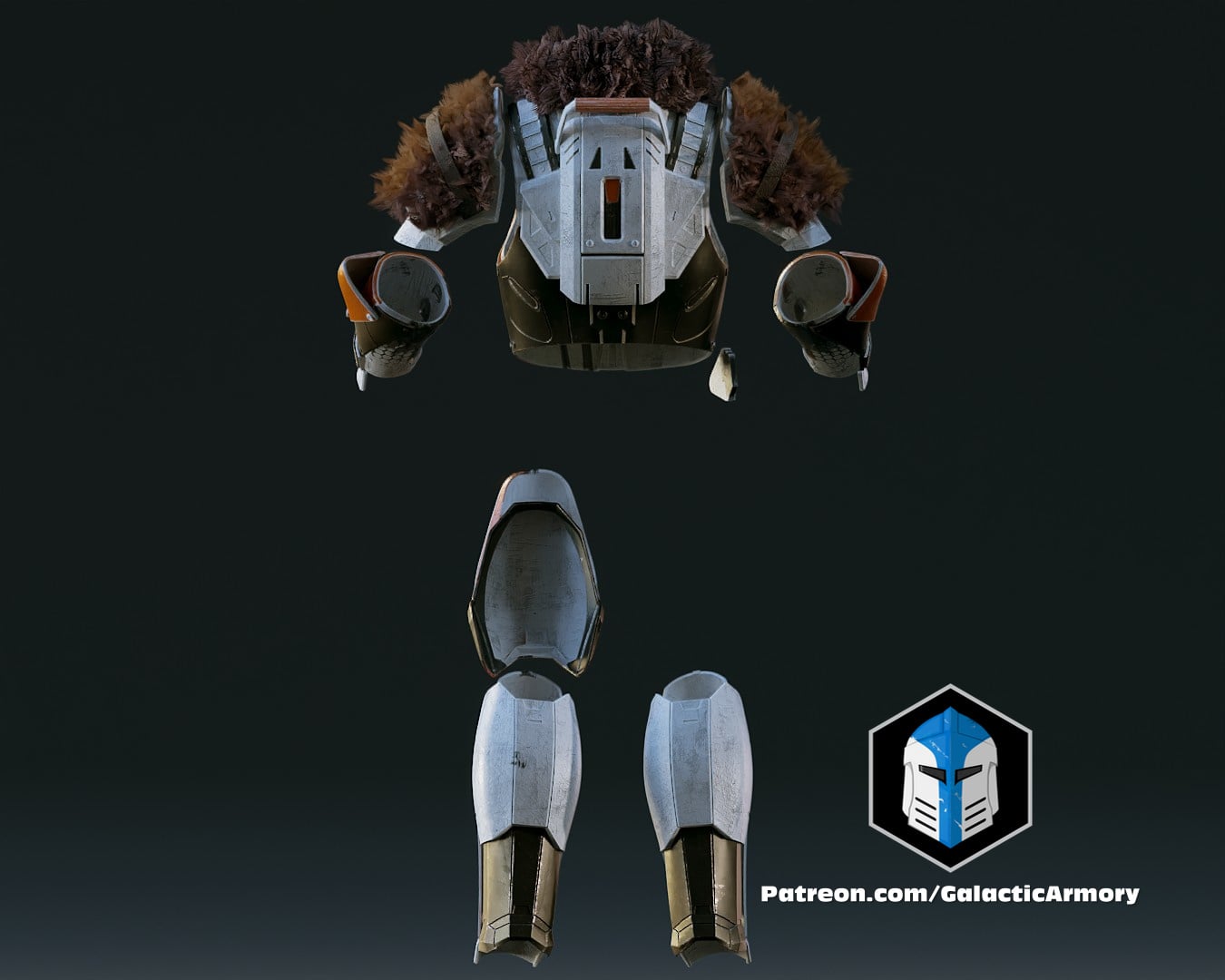 Destiny Shaxx Armor - 3D Print Files 3d model