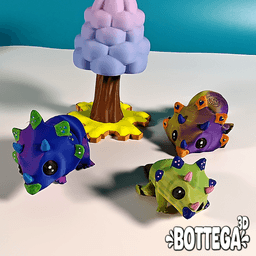 Build your Jurassik-rama kit 01 + Terra, baby triceratops 3d model