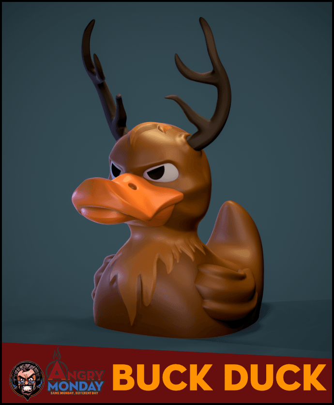 Buck Duck 3d model