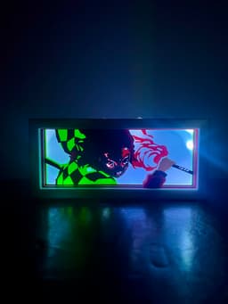 Tanjiro Kamado - LED Lightbox - NO AMS NEEDED 3d model