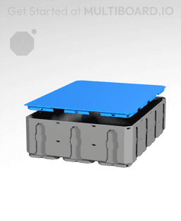 4x3 - Universal Drop-In Lid 3d model