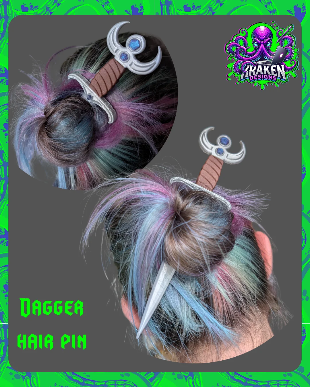 Dagger Hair Pin 3d model