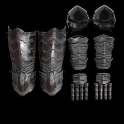 BLAIDD FULL PLATE ARMOR COMPLETE SET life size cosplay – Elden Ring Fan Art STL Bundle 3d model