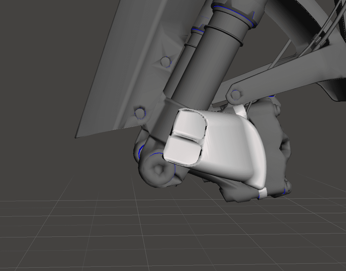 KTM DUKE 1290 Brake Duct / Caliper Cooler Aero LC8/LC8C 3d model