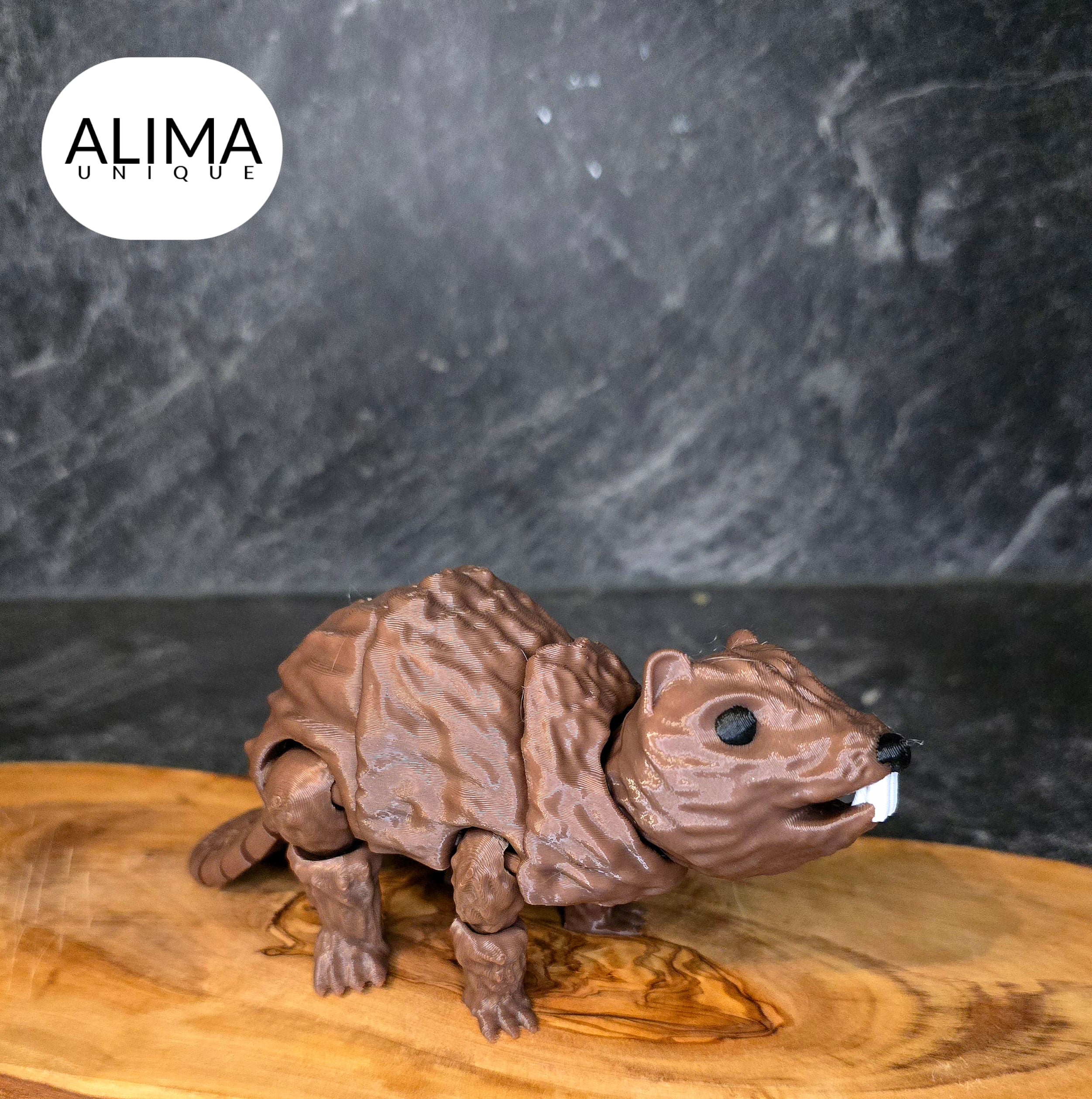 Flexi/movable beaver 3d model