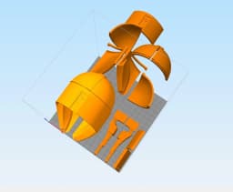 Vulture Heavy type Mandalorian Helmet 3D printable files (The Mandalorian Tv series) Custom Heavy Cl 3d model