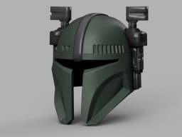 Vulture Heavy type Mandalorian Helmet 3D printable files (The Mandalorian Tv series) Custom Heavy Cl 3d model