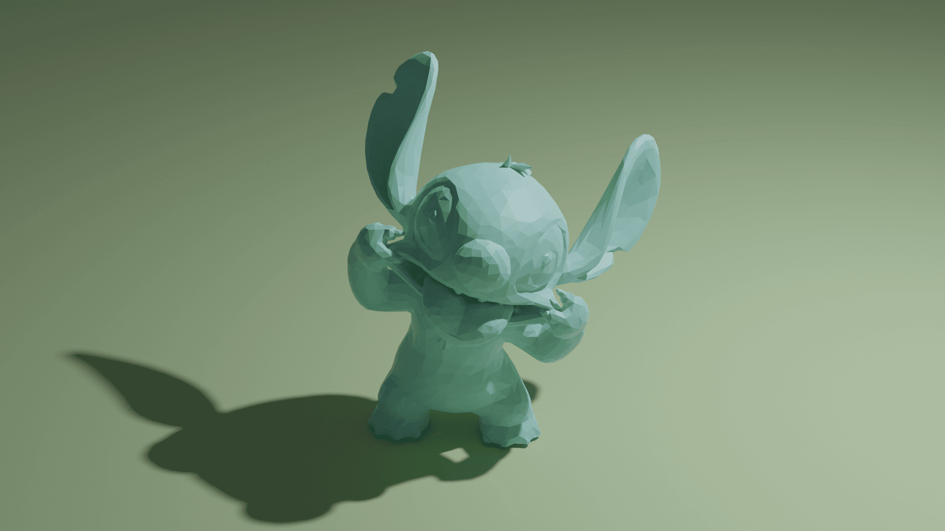 Low Poly Stitch 3d model
