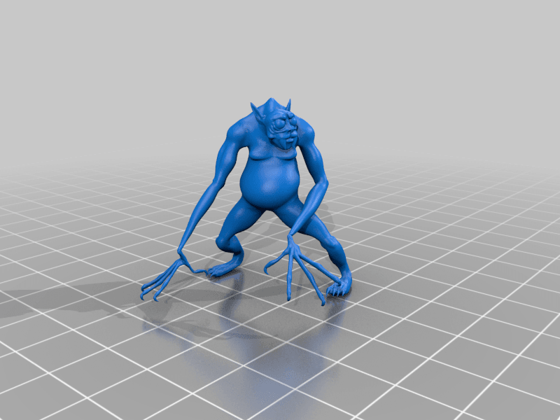 2nd Ed AD&D Ettercap 3d model