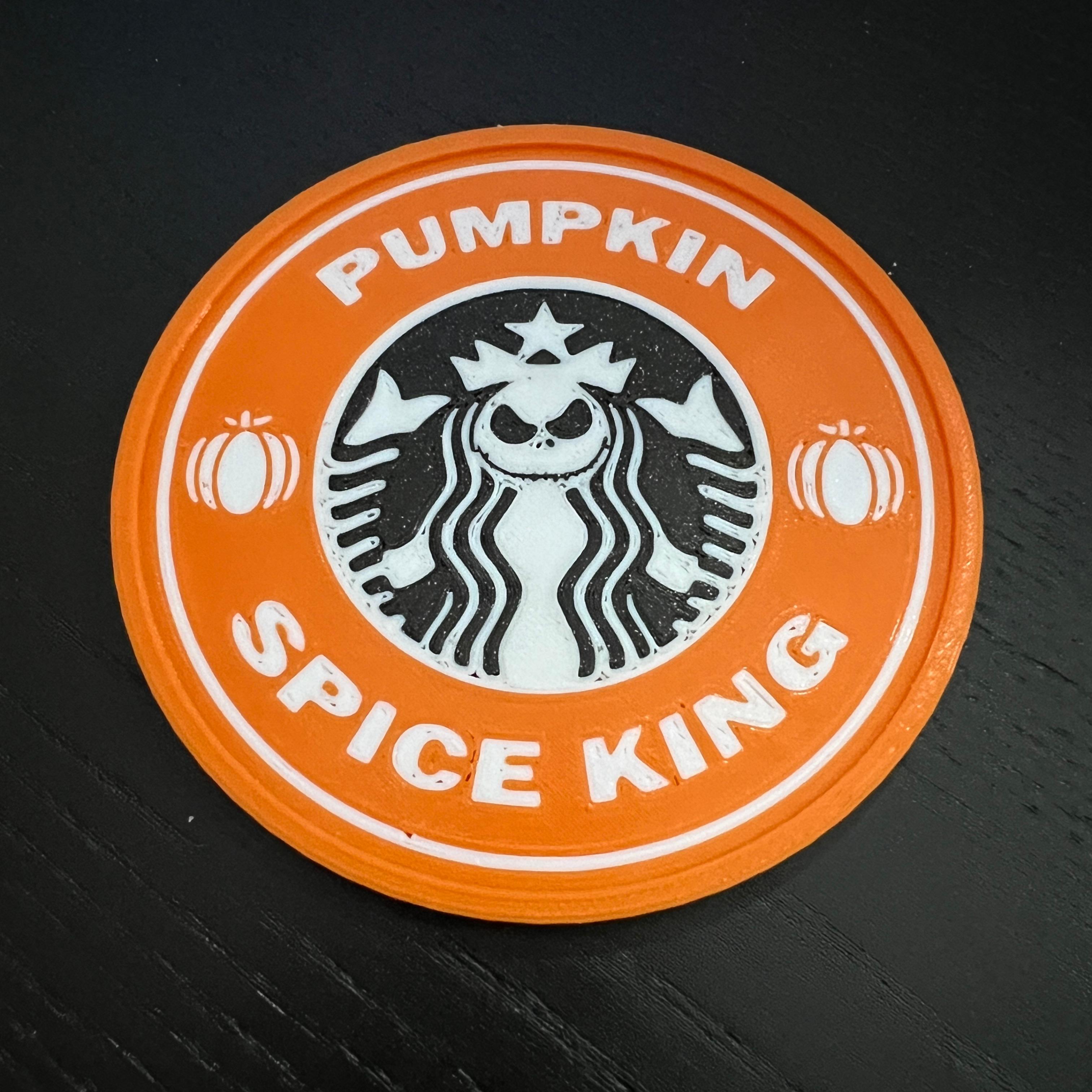Pumpkin Spice King Coaster 3d model