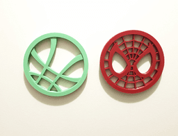 Marvel and DC wall ornaments - 8 designs 3d model