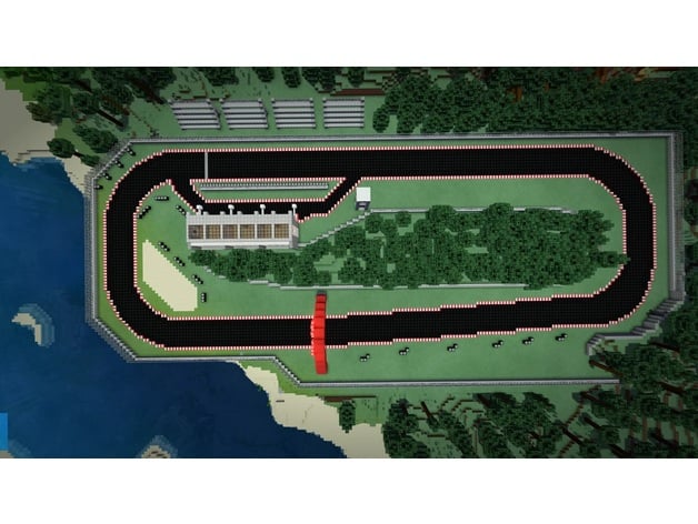 Minecraft Speedway 3d model
