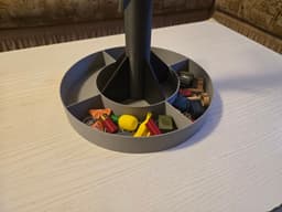 Keychain Display Stand — Missile 3d model