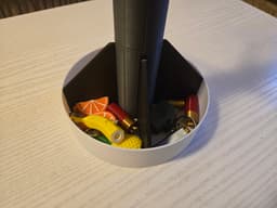 Keychain Display Stand — Missile 3d model