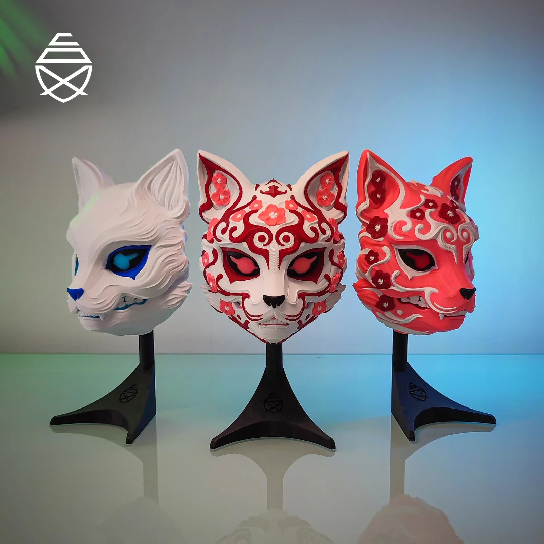 Kitsune Wall Mask 3d model