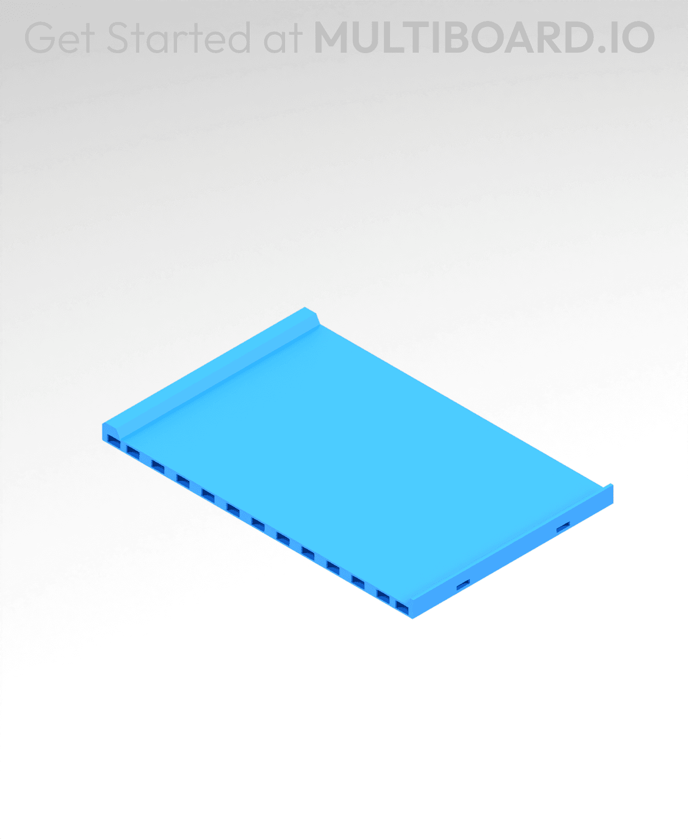 4x6 MU - Center - Modular Bolt-Locked Shelf 3d model