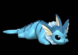 Flexi Vaporeon 3d model