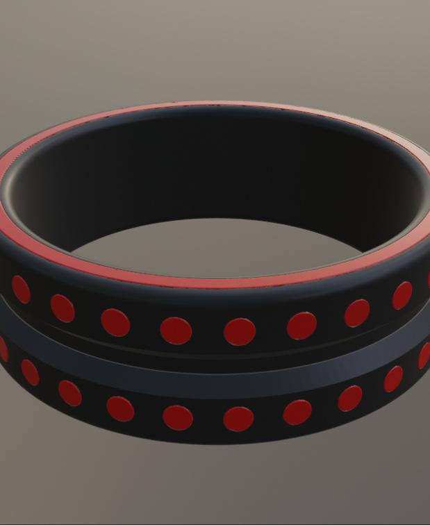Bracelet with inserts (no need for multi 3d model