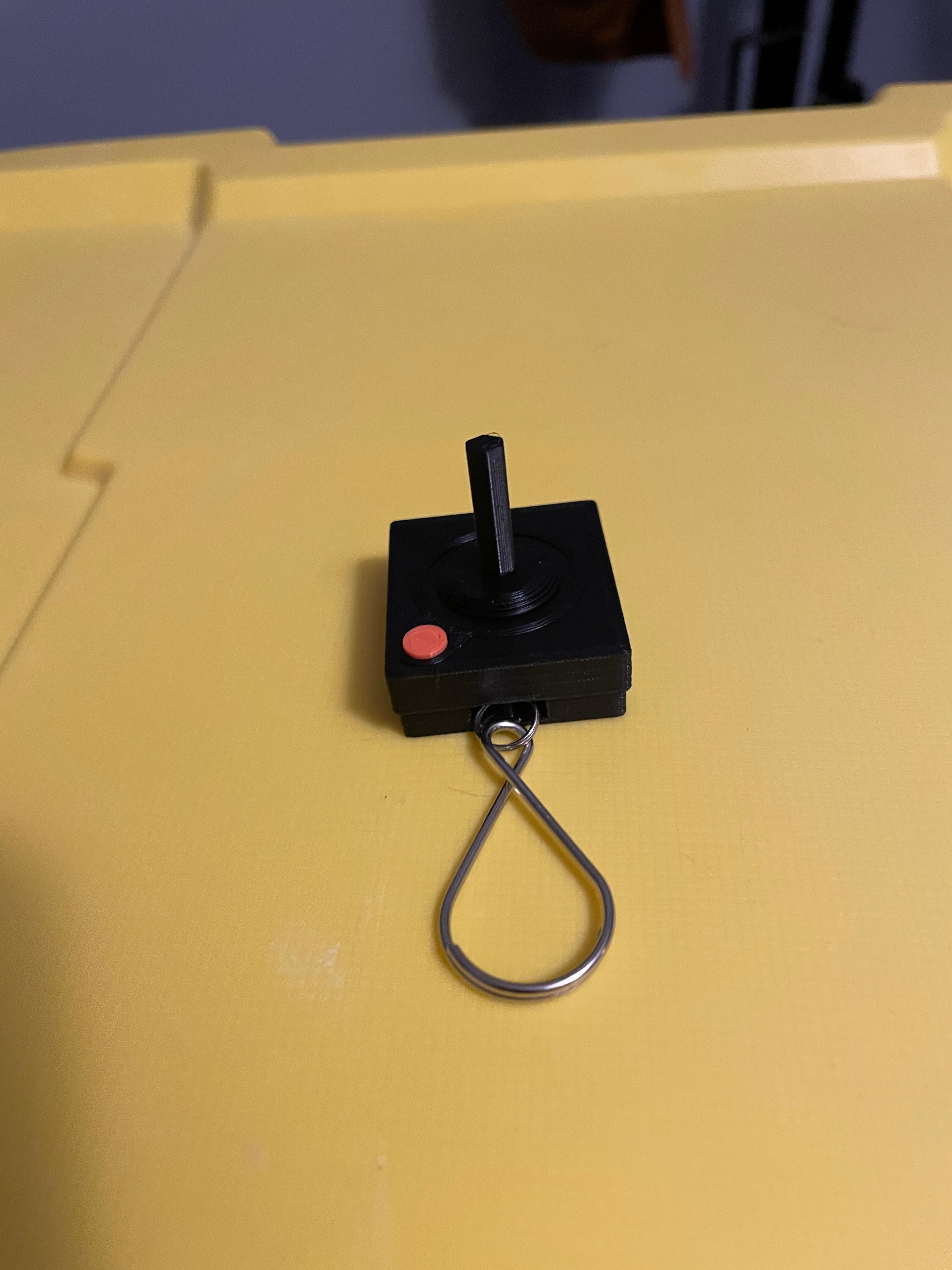 Atari Joystick Key Chain (with No Key Chain Option) 3d model
