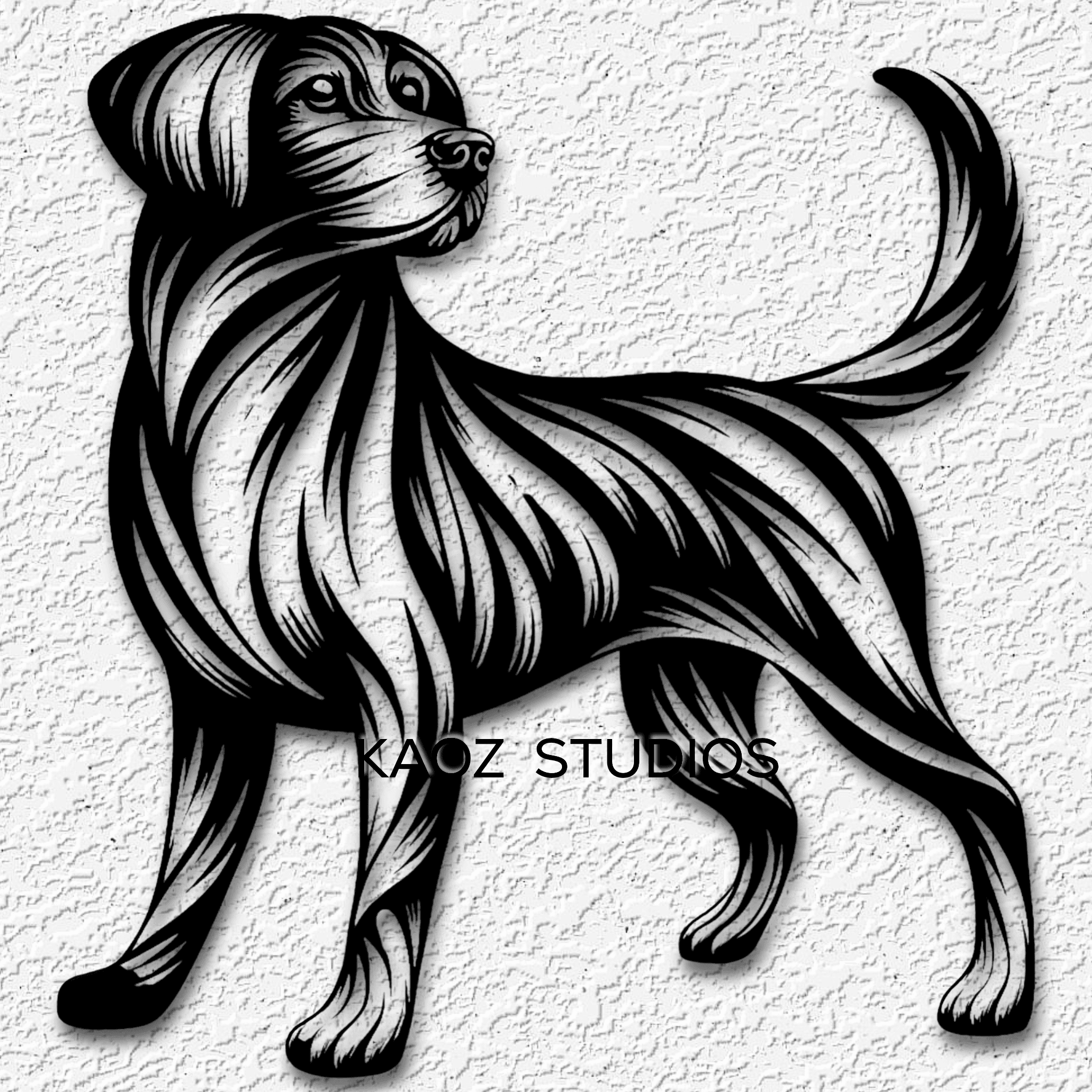 dog wall art labrador wall decor lab decoration 3d model