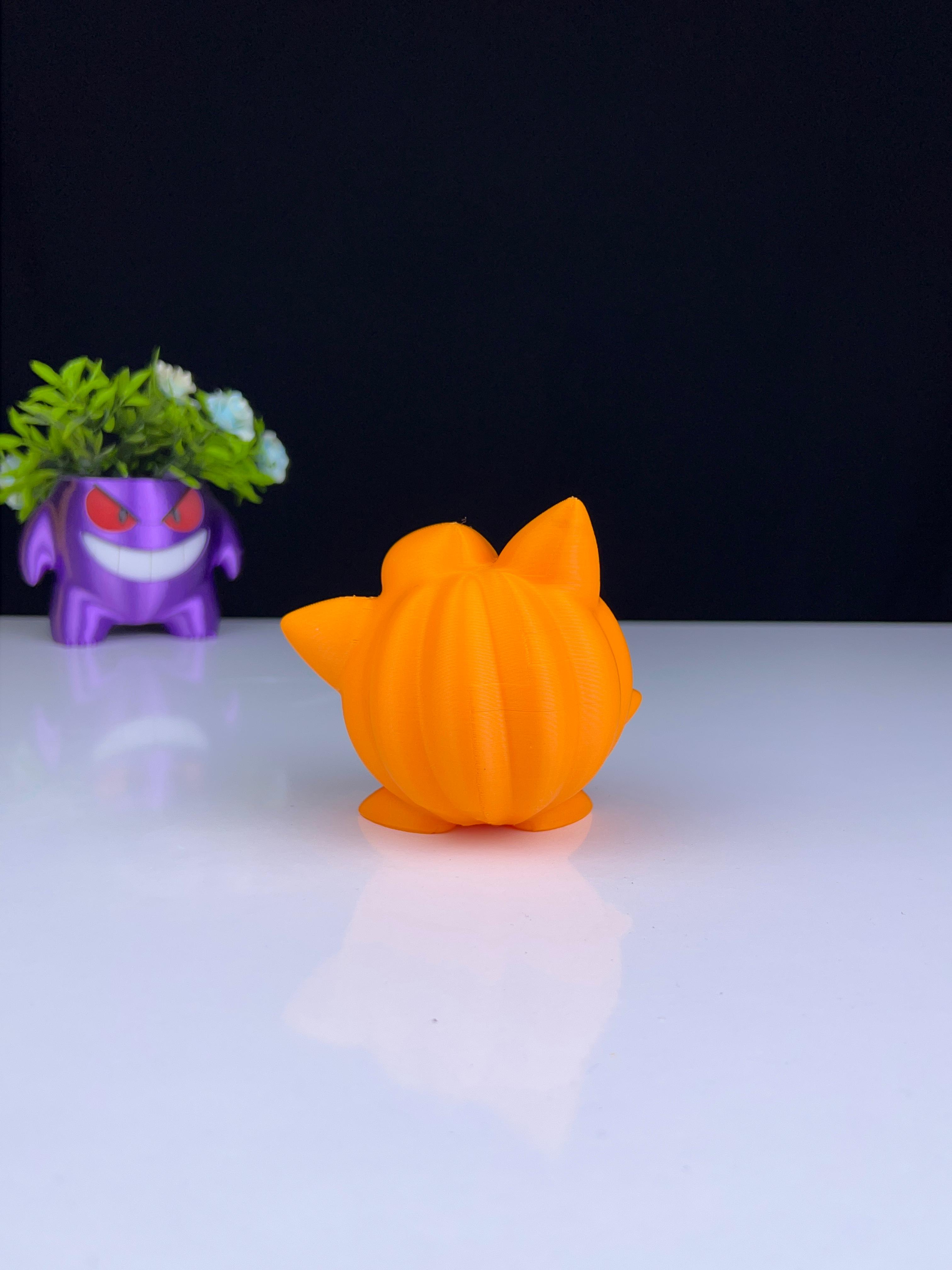 Jigglypuff pumpkin 1  3d model