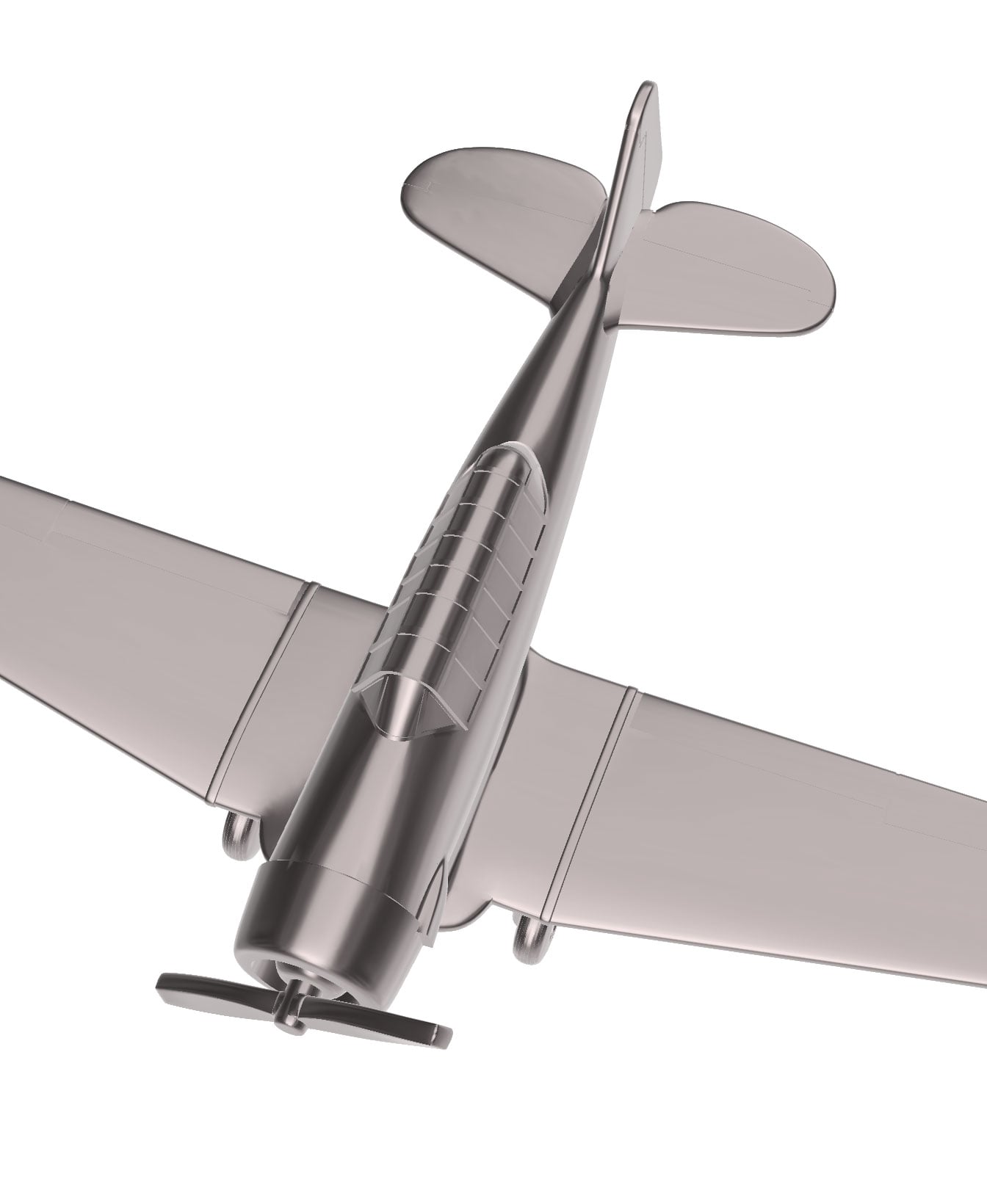 North American T-6 Harvard Mk-II 3d model