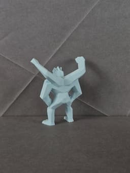 Machamp Low Poly Pokemon 3d model