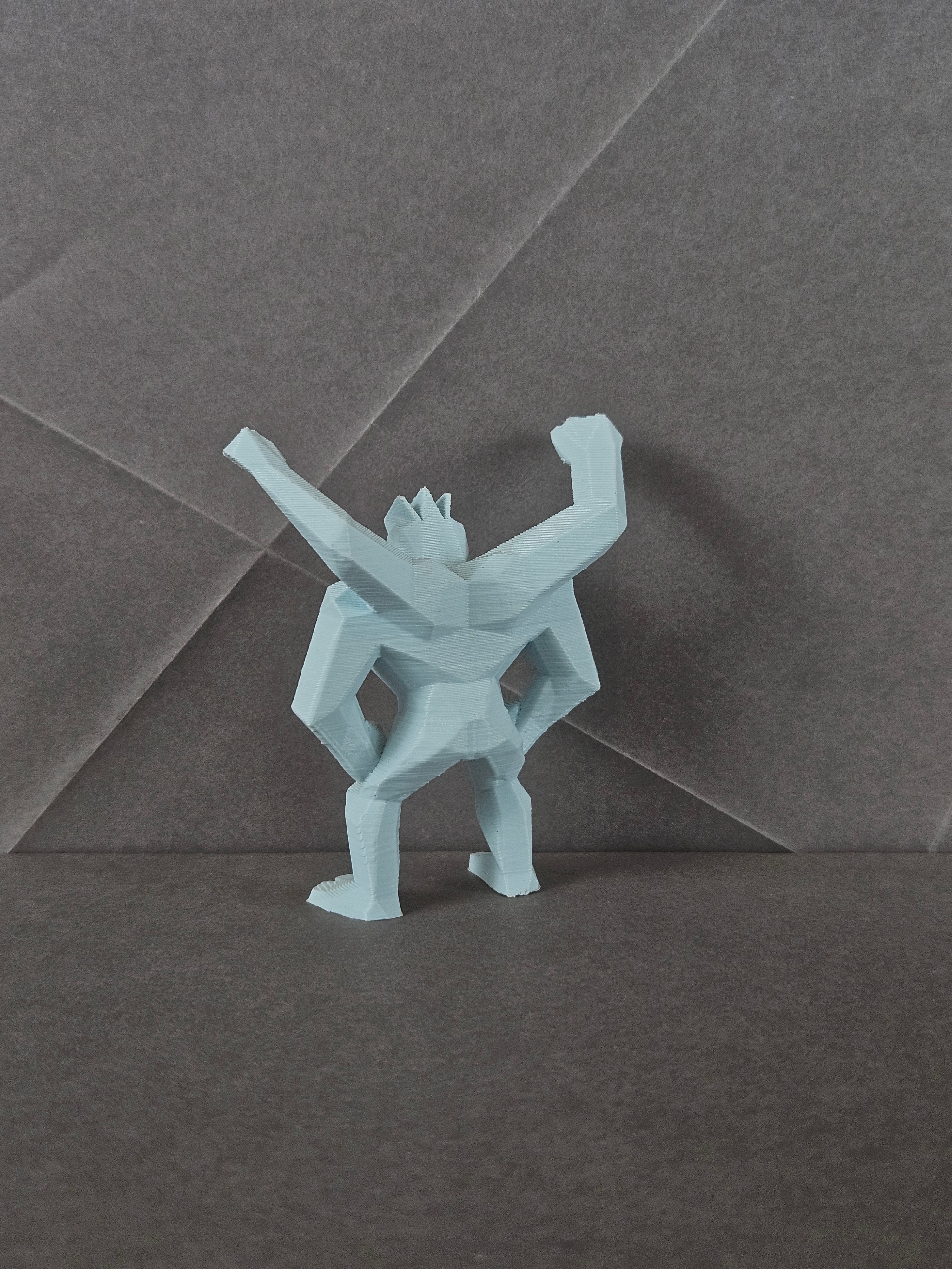 Machamp Low Poly Pokemon 3d model
