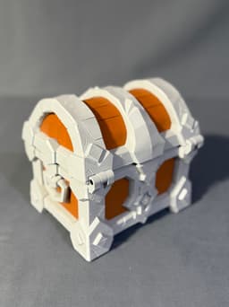 Custom DND Dwarven Chest Dice Holder STL (3D Print File) 3d model