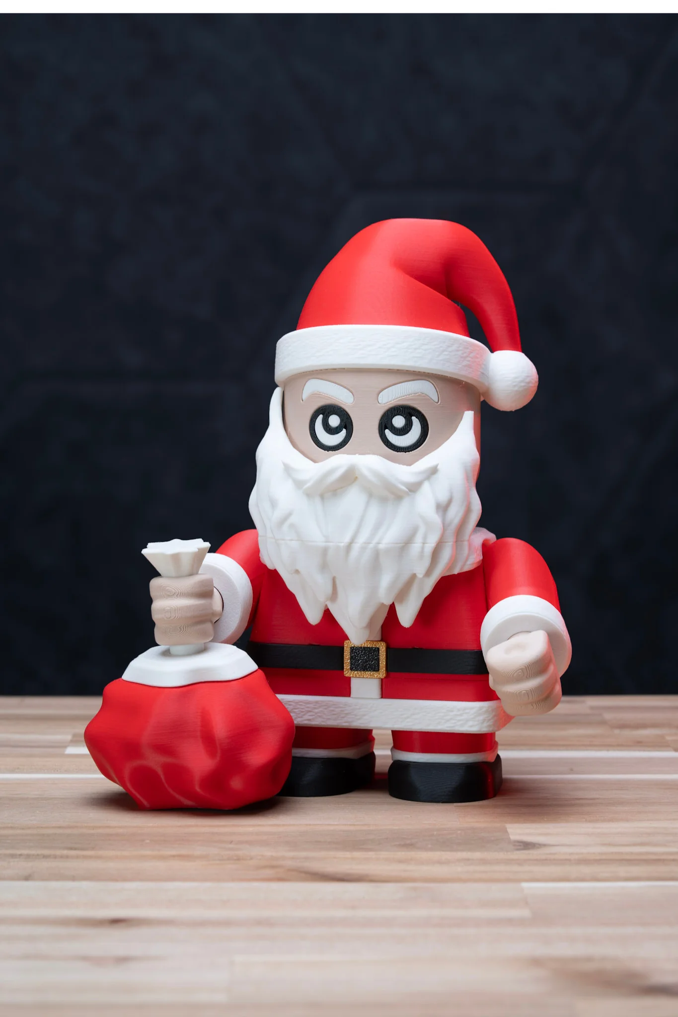 Santa Chunk - Christmas Santa Claus Kit | No Supports, No AMS, No Glue 3d model