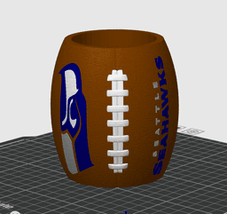 NFL Football Koozie - Seahawks Can Koozie 3d model