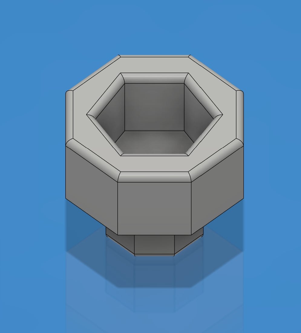 Honeycomb-Multiboard Snapfit Adapter 3d model