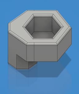 Honeycomb-Multiboard Snapfit Adapter 3d model