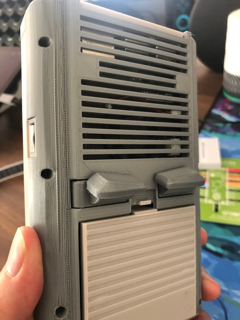 Modified PiBoy DMG Bumper Buttons 3d model