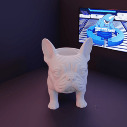 Buldogue porta caneta.stl 3d model