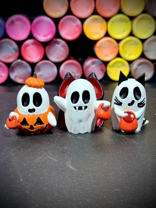 Chibi Halloween STL File Drop ~ 3d model