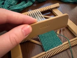 Pocket Loom Weaving Kit 4"x4" 10-dent 3d model