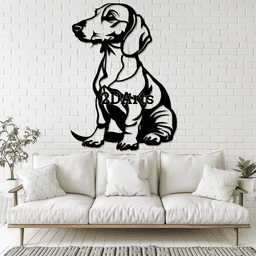 Dachshund 2D Wall Art/Window Art 3d model