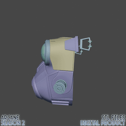 Vi Enforcer Gasmask Arcane League of Legends 3d model
