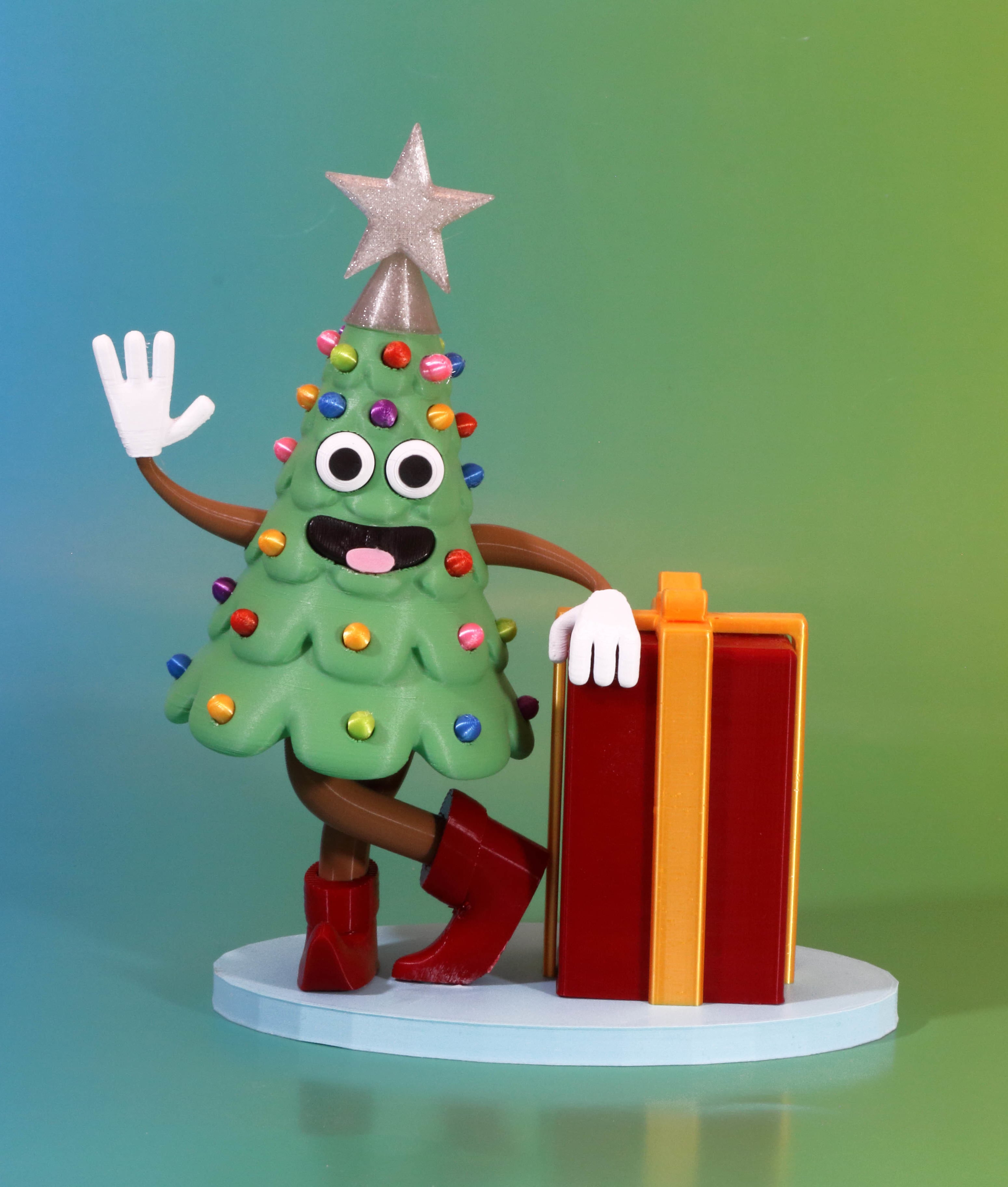Cartoon Christmas Tree 3d model