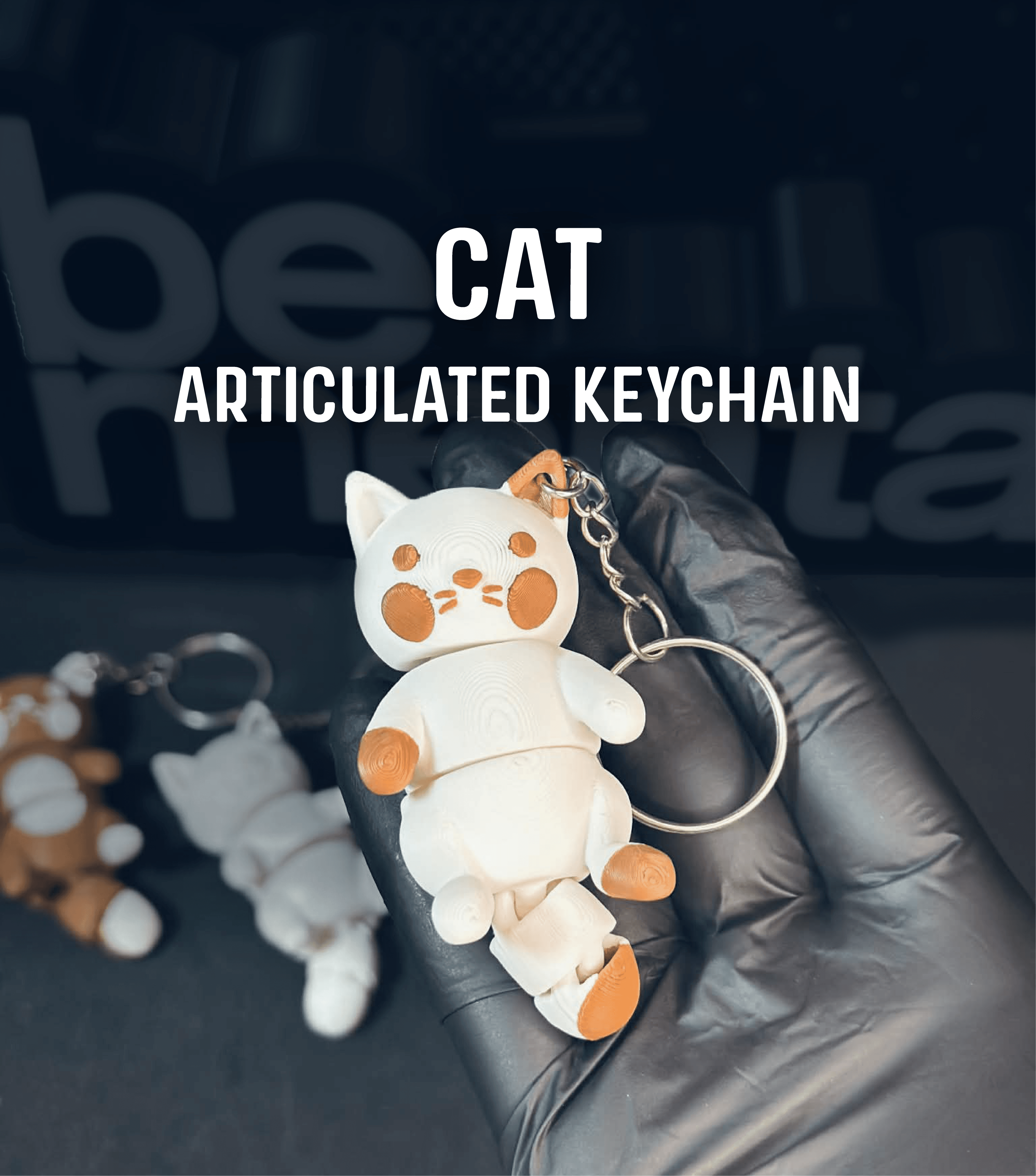 Articulated Cat 3d model